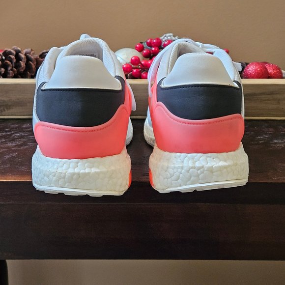 Adidas Men's Ultraboost Equipment ADV/91-16 Athletic Shoes, White/Black, Sz 13 - Picture 5 of 16